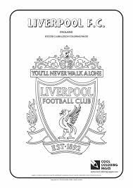 Soccer team logos coloring pages. Liverpool F C Logo Coloring Coloring Page With Liverpool F C Logo Football Coloring Pages Cool Coloring Pages Flag Coloring Pages