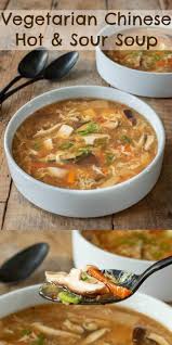 Vegetarian Chinese Hot And Sour Soup Recipe Vegetarian Soup Recipes Hot And Sour Soup Sour Soup