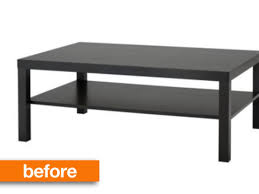 Since it was the right size, i just decided to see if i could turn what i had into what i wanted. Before After Ikea Lack Coffee Table To Upholstered Ottoman Apartment Therapy