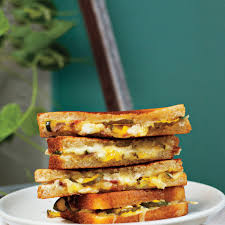 Grilled Ham Cheese And Pickle Sandwiches Recipe Recipe Epicurious