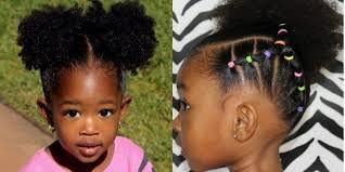 This hairstyle is best for those ladies that are in love with simplicity. Afro Baby Hairstyles Elegant Hairstyles For Babies
