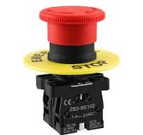 22mm Push Button Switch 2NC N/C Red Mushroom E-Stop Switch ZB2-BE102