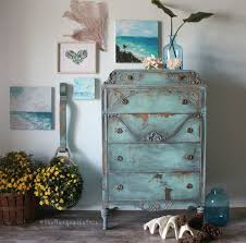 The Turquoise Iris Vintage Modern Hand Painted Furniture My Most Popular Image On Ins Turquoise Furniture Furniture Painted Furniture