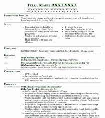 Financial coordinator role is responsible for organizational, interpersonal, financial, analytical, finance, microsoft, education, insurance, customer, excel. Orthodontic Treatment Coordinator Resume Example Livecareer