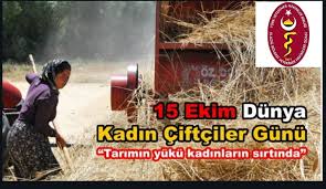 Tüi̇k verilerine göre 2020 yılında ülkemizdeki 15 yaş üstü, 4 milyon 716 bin kişi tarımda istihdam ediliyor. 15 Ekim Dunya Kadin Ciftciler Gunu Kutlu Olsun Elazig Bolgesi Veteriner Hekimler Odasi Baskanligi