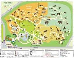 Perth Zoo Map Map Of Perth Zoo Australia Zoo Map Zoo Zoo Project
