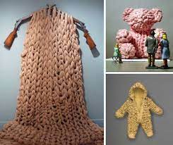 Jellybean is my smallest dog who owns the most sweaters because she's always cold and she's totally knit worthy. Knitty Gritty 15 Works Of Knit Graffiti Yarn Bomb Art Urbanist