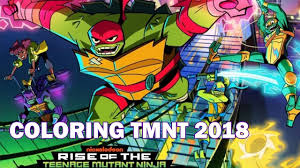 The concept of creating the teenage mutant turtles was a result. Rise Of The Teenage Mutant Ninja Turtles Coloring Tmnt 2018 Youtube