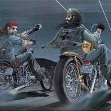 Pin By James Cook On David Mann Harley Davidson Art David Mann Art Biker Art