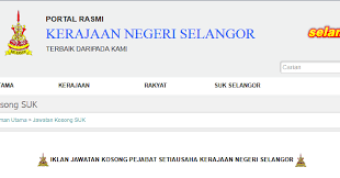 Untuk peluang pekerjaan di sektor awam, digalakkan mendaftar dengan suruhanjaya perkhidmatan awam malaysia 2. Rasmi Jawatan Kosong Suk Pejabat Setiausaha Kerajaan Negeri Selangor Terkini 2019 Jawatan Kosong Kerajaan Swasta Terkini 2020