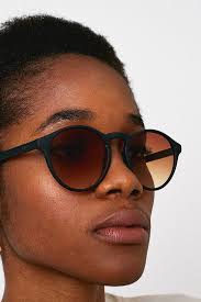 KOMONO Devon Black Rubber Sunglasses