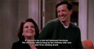 When It S Christmas Eve Karen Walker Quotes Will And Grace Musical Movies