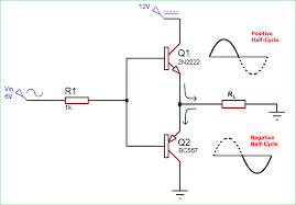 Ic ns8002 pin 1 is called as sd pin, this amplifier enters into shutdown mode when. Push Pull Amplifier Circuit Diagram Class A Class B And Class Ab Amplifiers