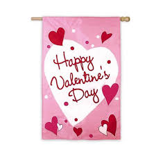 Free shipping on valentine's day house flags. Valentines Day Flags