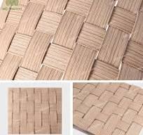Wall and Ceiling Decoration Synthetic Plastic Bamboo Rattan Weaving Mat