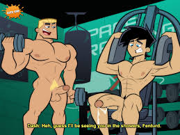 Danny Phantom and Dash Baxter became gym buddies : rrule34gay