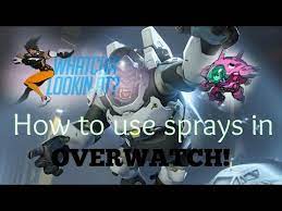 How To Use Sprays In Overwatch Xbox Ps4 Youtube