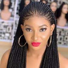 Bestseller Shuku Cornrow Braided Wig Ghana Weaving Braid Wig 360 Closure Handmade Lace Wig Human Hair Closure Baby Hair Shuku Shuku Cornrow In 2021 African Hair Braiding Styles African Braids Hairstyles Braided Hairstyles