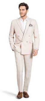 Kleine und zierliche männer sowie männer mit einem größeren bauchumfang sollten lieber die gerade beim hochzeitsanzug mit geschlossener jacke ist es wichtig, dass keine zu enge form. Beige Anzuge Hockerty