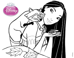 Dibujo De Pocahontas Pocahontas Y Miko Para Colorear Dibujos Dibujo De Pocahontas Princesas Disney Dibujos