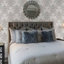 Black and grey bedroom grey bedroom design gray bedroom walls bedroom design inspiration white these dark bedroom ideas range from cosy and restful to bold and dramatic, but they all papier peint ciel sombre oriental | murals wallpaper. Belgravia Decor Damask Silver Grey Wallpaper 6343