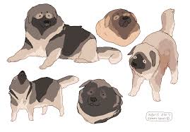 Russian Bear Dogs Dog Design Art Dog Art Cute Animal Drawings