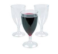 Bulk 75 Ct. Clear Plastic Wine Glasses | Oriental Trading