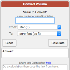 Volume Conversion Calculator