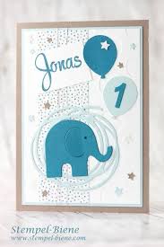 Kindergeburtstag Geburtstagskarte Junge 1 Geburtstag Kinderworkshop Stampinup Bastelarbeite Geburtstagskarte Kindergeburtstagskarten Geburtstagskarte Kind