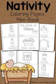 You can bind them together to make a coloring book, or you can work through them one at a time. Nativity Coloring Pages Nativity Coloring Pages Christmas School Nativity Coloring