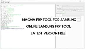 Local and online phone unlocks frp, google, carrier. Magma Frp Tool For Samsung Online Frp Unlock Tool