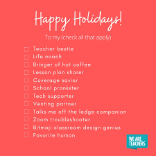 Check spelling or type a new query. Honest Holiday Cards For Teachers For When Hallmark Doesn T Cut It