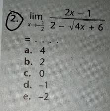 Metode ini digunakan jika pada metode substitusi langsung menghasilkan nilai limit yang irasional. Menentukan Limit Fungsi Dengan Perkalian Sekawan Bantu Ya Kak Brainly Co Id