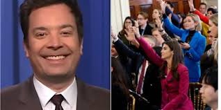 Jimmy Fallon Nails The Problem With Trump Taking Over Press Corps Picks