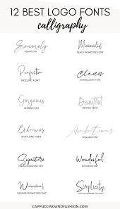 Fonts are an essential part of every successful wordpress site. 12 Best Handwritten Logo Fonts Free Blog Logo Designs Blog Logo Design Handwritten Logo Logo Fonts Free