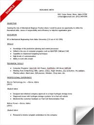 A resume objective for any engineering position has to focus on the job requirements. Mechanical Engineering Student Resume Sample Myjobsearch Com