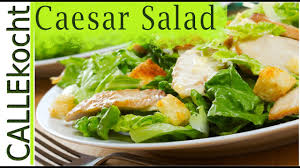 History of the caesar salad. Caesar Salad Der Topstar Unter Den Salaten Das Dressing Rezept Youtube
