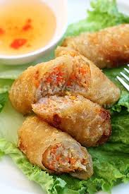 Vietnamese Spring Rolls Cha Gio Recipe Adapted From Inside The Southeast Asian Kitchen Ingredients 6 Oz Ground Pork 2 Oz Asian Recipes Food Recipes