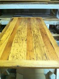 Wormy Chestnut Table Top With Wormy White Oak Breadboard Edge Image By Reclaimed Lumber Beams Chestnu Wormy Chestnut Rustic Dining Table Rustic Materials