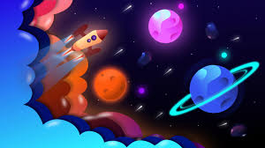 Cute astronaut floating with rocket on space cartoon icon illustration. Space Trip 4k Hd Artist 4k Wallpapers Images Backgrounds Photos And Pictures