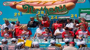 Sudo fell short of her 37 hot dogs number from 2018, but still handily defeated the competition. Nathan S Hot Dog Eating Contest Odds Prop Bets Will Joey Chestnut Make It 13 Wins In 2020 Sporting News