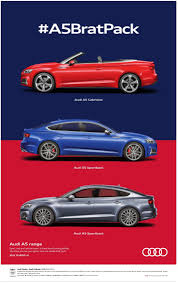 Audi A5 Range Brat Pack Ad Times Of India Kolkata 06 10 2017 Audi A5 Audi Brat Pack