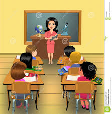 Teaching Lesson in Classroom Stock Vector - Illustration of primary,  domestic: 36756832