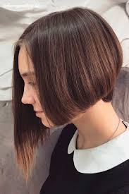 An asymmetrical bob is really a perfect way to have a short haircut that still shows off your beautiful tresses. 11 Medium Asymmetrical Bob Undercut Hairstyle