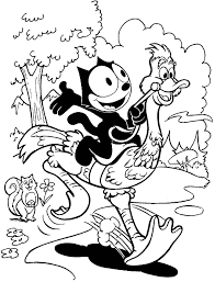 As avestruzes têm um pescoço branco muito comprido e um bico reto amarelado ligeiramente achatado. Desenho De Felix No Avestruz Para Colorir Tudodesenhos