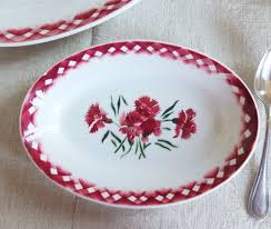 Pair Sarreguemines French Dishes Small Serving Dishes Plates Etsy French Dishes Serving Dishes Dishes