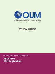 Malaysia is the first asian country to have enacted safety and health act covering all occupations in 1994. Xblr3103 Osh Legislation Cjan12 Ssept16 Occupational Safety And Health Administration Occupational Safety And Health