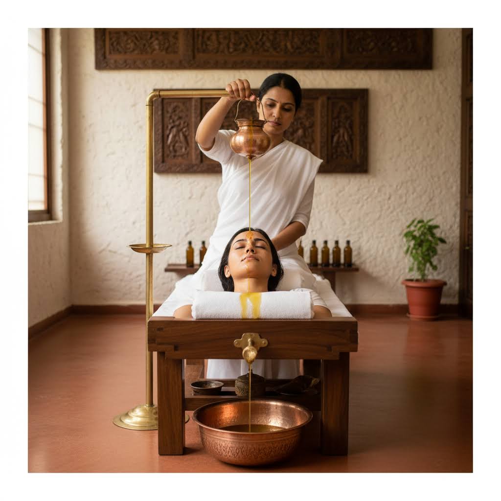 Shirodhara Therapy in Alakapuri