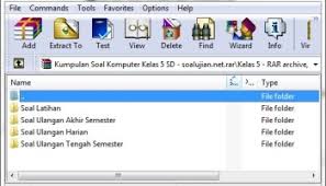 5.perhatikan gambar di no soal 4,perintah untuk menyimpan file… Kumpulan Soal Komputer Sd Kelas 6 Soalujian Net