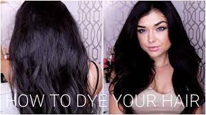 Since the black color is ultra saturated, it sticks to your hair strands and goes deep into your hair shaft. How To Dye Your Hair Black At Home Under 20 Diy Chloe Zadori Youtube